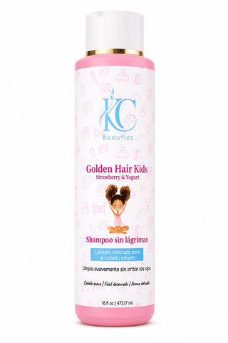 Shampoo Golden Hair Kids – Strawberry & Yogurt 🍓🍦
