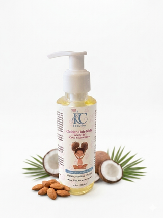 Golden Hair Kids Coconut & Almond Elixir Oil 🫕✨